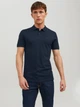 Поло длинное мужское Jack & Jones 12136516 XL Темно-синее (5713736540713) - изображение 1