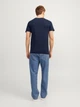 Футболка хлопковая длинная мужская Jack & Jones 12137126-62038 2XL Navy Blazer (5713738380119) - изображение 2