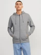 Толстовка на молнии мужская Jack & Jones 12181901 S Серая (5714924715760) - изображение 1