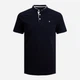 Поло длинное мужское Jack & Jones 12199711 S Темно-синее (5715210800115) - изображение 7