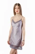 Нічна сорочка жіноча з мікрофібри та мережива Felisiya Lingerie Бузковий 143-620 L - зображення 2
