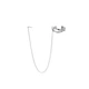 Бижутерия серьги-клипсы-каффы из медицинской стали Geometric 5157 Silver 450 - изображение 2