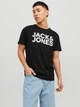 Футболка хлопковая длинная мужская Jack & Jones 12151955-3 M Black (5715424112042) - изображение 1