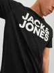 Футболка хлопковая длинная мужская Jack & Jones 12151955-3 M Black (5715424112042) - изображение 5
