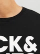 Футболка хлопковая длинная мужская Jack & Jones 12151955-3 M Black (5715424112042) - изображение 6