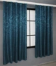 Комплект коротких штор VR-Textil Льон мармур Pavliani № 1365ш 130х170 см 2 шт Синій (35-0061) - зображення 3