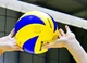 М'яч волейбольний Mikasa MVA 200 (SP 0162-3) FIVB склеєний PVC мікрофібра жовтий із синім - зображення 6