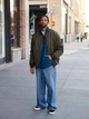 Толстовка на флисе мужская Uniqlo 292586154 M Синяя (1159798192) - изображение 4