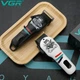 Профессиональная аккумуляторная машинка для стрижки волос VGR V-699 с 4 сменными насадками (3-12 мм) Белый - изображение 5