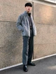 Куртка демисезонная Шерпа мужская Uniqlo 733963043 3XL Серая (1159801969) - изображение 1