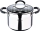 Кастрюля высокая с крышкой MasterPro Foodies collection 4 л (BGMP-1505-BK) - изображение 1
