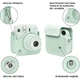 Набор Камера моментальной печати Fujifilm Instax Mini 12 Mint Green / Чехол зеленый / Картридж 10 фото / Фотоальбом зеленый на 64 снимка + Подарочная упаковка - изображение 11