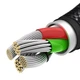 Кабель Baseus Tungsten Gold Fast Charging Data Cable 3-in-1 Cable USB to Lightning+Type-C+MicroUSB 3.5А 1.5м (CAMLTWJ-01) Black - изображение 8