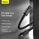 Кабель Baseus Tungsten Gold Fast Charging Data Cable Type-C to Type-C 100W 20V 5A 1м (CATWJ-01) Black - изображение 10