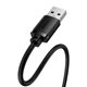 USB-кабель подовжувач Baseus AirJoy Series Сharging Data USB to USB 1м (5гбіт/c, USB 3.0, OTG, 3A) (B00631103111-00) Black - изображение 4