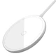 Бездротовий зарядний пристрій Baseus Simple Mini Magnetic Wireless Charger с технологією Qi 15W (WXJK-F02) White - изображение 1