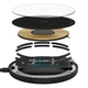 Бездротовий зарядний пристрій Baseus Simple Mini Magnetic Wireless Charger с технологією Qi 15W (WXJK-F01) Black - изображение 6