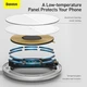 Бездротовий зарядний пристрій Baseus Simple Mini Magnetic Wireless Charger с технологією Qi 15W (WXJK-F02) White - изображение 10