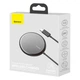 Бездротовий зарядний пристрій Baseus Simple Mini Magnetic Wireless Charger с технологією Qi 15W (WXJK-F01) Black - изображение 14