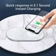 Бездротовий зарядний пристрій Baseus Simple 2in1 For Phone + Pods Pro Wireless Charger с технологією Qi 15W (WXJK-C02) White - зображення 8