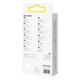 Кабель Baseus StarSpeed 3-in-1 Fast Charging Data Cable USB to Lightning+Type-C+MicroUSB 3.5А 1.2м (CAXS000002) White - изображение 9