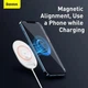 Бездротовий зарядний пристрій Baseus Light Magnetic Wireless Charger с технологією Qi 15W (WXQJ-02) White - зображення 10