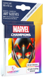 Сорочки для карт Gamegenic Marvel Champions Art Sleeves 66 x 91 мм Wasp 50 + 1 шт (4251715410516) - зображення 4