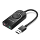 Звуковая карта UGREEN CM129 USB External Stereo Sound Adapter 15 см (UGR-40964) - изображение 1