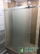 Душова перегородка 1650х2000 мм VIZUAL GLASS SLIDE Розсувна Правостороння матоване скло - зображення 2