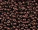 Бисер ВДВ Preciosa Жемчужный люкс 10/0 Бронзовый топаз 50 г (1024-10/0-19102) - изображение 2