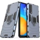 Ударостійкий чохол Transformer Ring for Magnet для Huawei P Smart (2021) (Червоний) - зображення 2