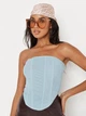 Топ Missguided CL114691 блакитний 38 - изображение 1