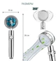 Душевая лейка SmartLife WC-008 турбо вентилятор + режим Стоп Chrome/Blue - изображение 6