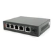 4х портовый PoE Full Gigabit коммутатор ONV-POE33064PFG, 4xPoe1000Мбит + 2х1000 Мбит + 1хSFP 1000Мбіт,до 250м, IEEE802.3af/at, мощност 65Вт - изображение 2