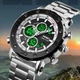 Наручные часы с подсветкой Skmei 1636SIWT 3 ATM 49 мм Silver/Black - изображение 3