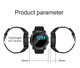 Сенсорний розумний смарт-годинник Smart FD68S Black (16103-hbr) - зображення 4