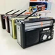 Портативный радиоприемник Golon радио на аккумуляторе с флешкой от USB и батареек, Черный - изображение 9