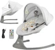 Кресло-качалка Kinderkraft Lumi 2 Light Grey (KBLUMI02LGR0000) (5902533925018) - изображение 1