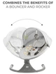 Кресло-качалка Kinderkraft Lumi 2 Light Grey (KBLUMI02LGR0000) (5902533925018) - изображение 2