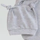 Евро пеленка кокон на липучках и шапка для новорожденных Magbaby Серый меланж 3-6 (100385) - изображение 2