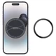 Автотримач HOCO H23 Alma metal ring magnetic (air outlet) (Black / Metal gray) (186000) - зображення 5