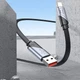 Кабель HOCO U119 USB для Type-C 5A, 1.2m, нілон, алюмінієві connectors, Black (6942007605007) - зображення 5