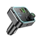 АЗП з FM-модулятором BOROFONE BC53 Highway PD20W+QC3.0 car BT FM transmitter 18W Black (6941991108457) - изображение 1
