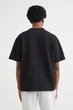 Футболка H&M Loose Fit чорний 0608945008 XS - изображение 3