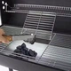 Угольный гриль - бочка для барбекю STAZER FIRETUBE PRO 112х102х50 см с крышкой и колесами Черный - изображение 7