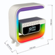 Аккумуляторный светильник XM-G3 mini, RGB ночник, часы, беспроводная зарядка, Bluetooth колонка - изображение 5