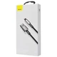 Кабель Baseus Tungsten Gold Fast Charging Lightning 2.4A (2m) black - изображение 8