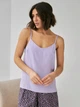 Пижама (майка + шорты) женская BARWA garments 0340/313 L Сиреневая (2113403133119) - изображение 4