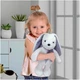 Игрушка мягконабивная Зайка МС 080501-18 серый - изображение 3