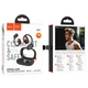 Беспроводные TWS наушники Hoco EA1, открытые, BT5.3, 90mAh, 500mAh, 10h, black - изображение 4